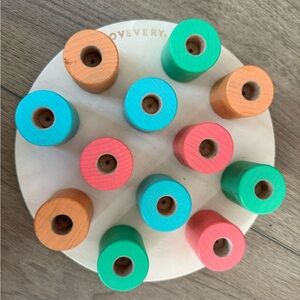 Lovevery stacking wooden puzzle